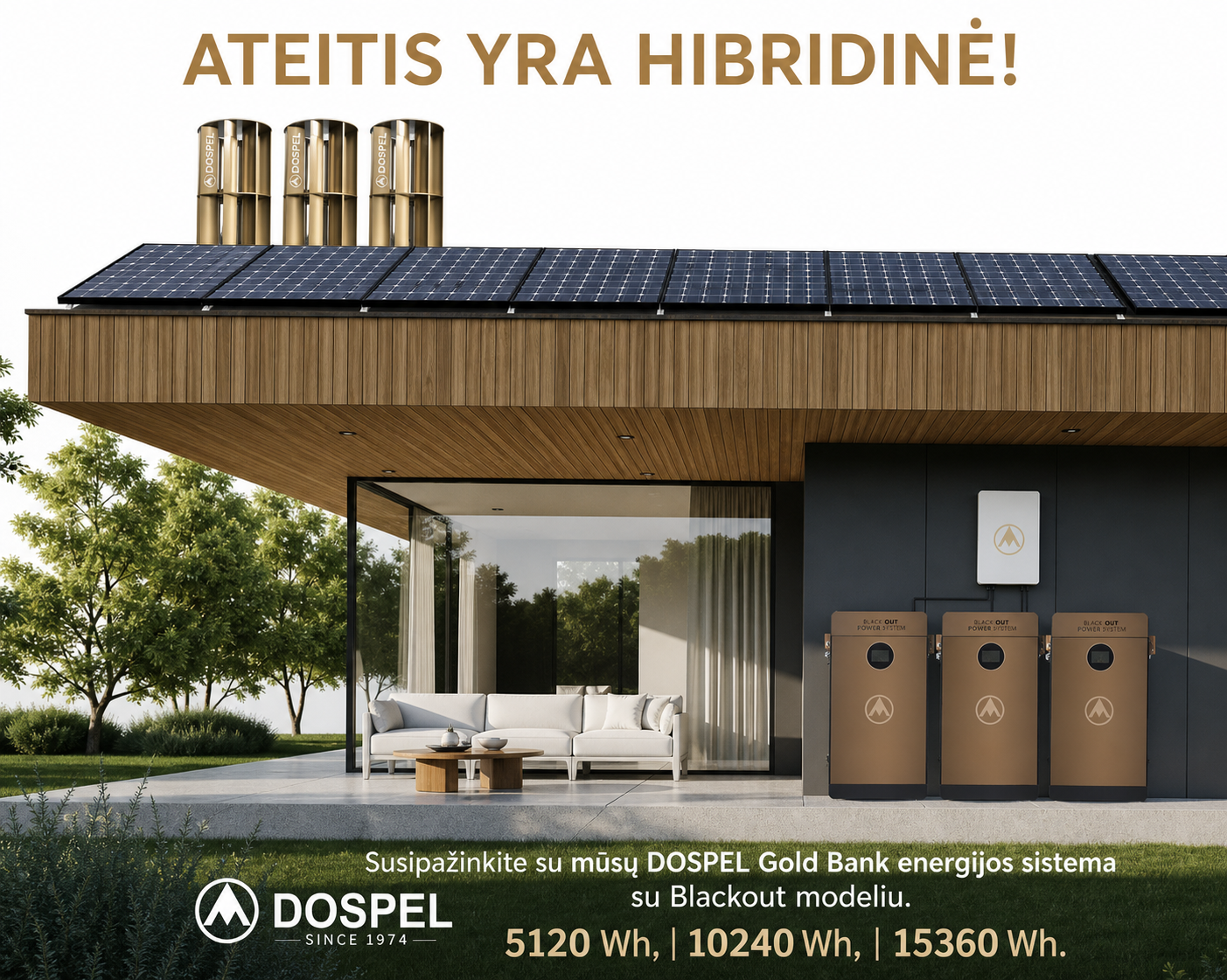 Dospel Gold Bank energijos sistema